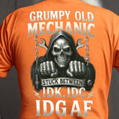 Mechanic Grumpy Skull