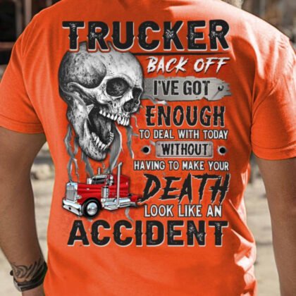 Back Off Trucker Apparel - Skull Big Rig